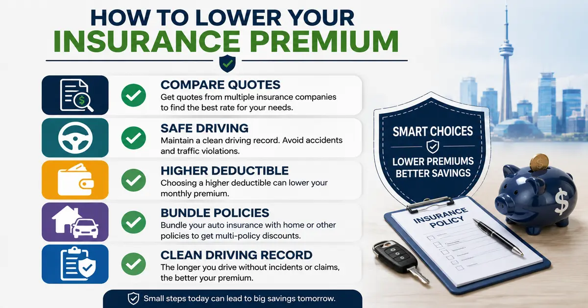 Ways to reduce high-risk car insurance premiums in Ontario